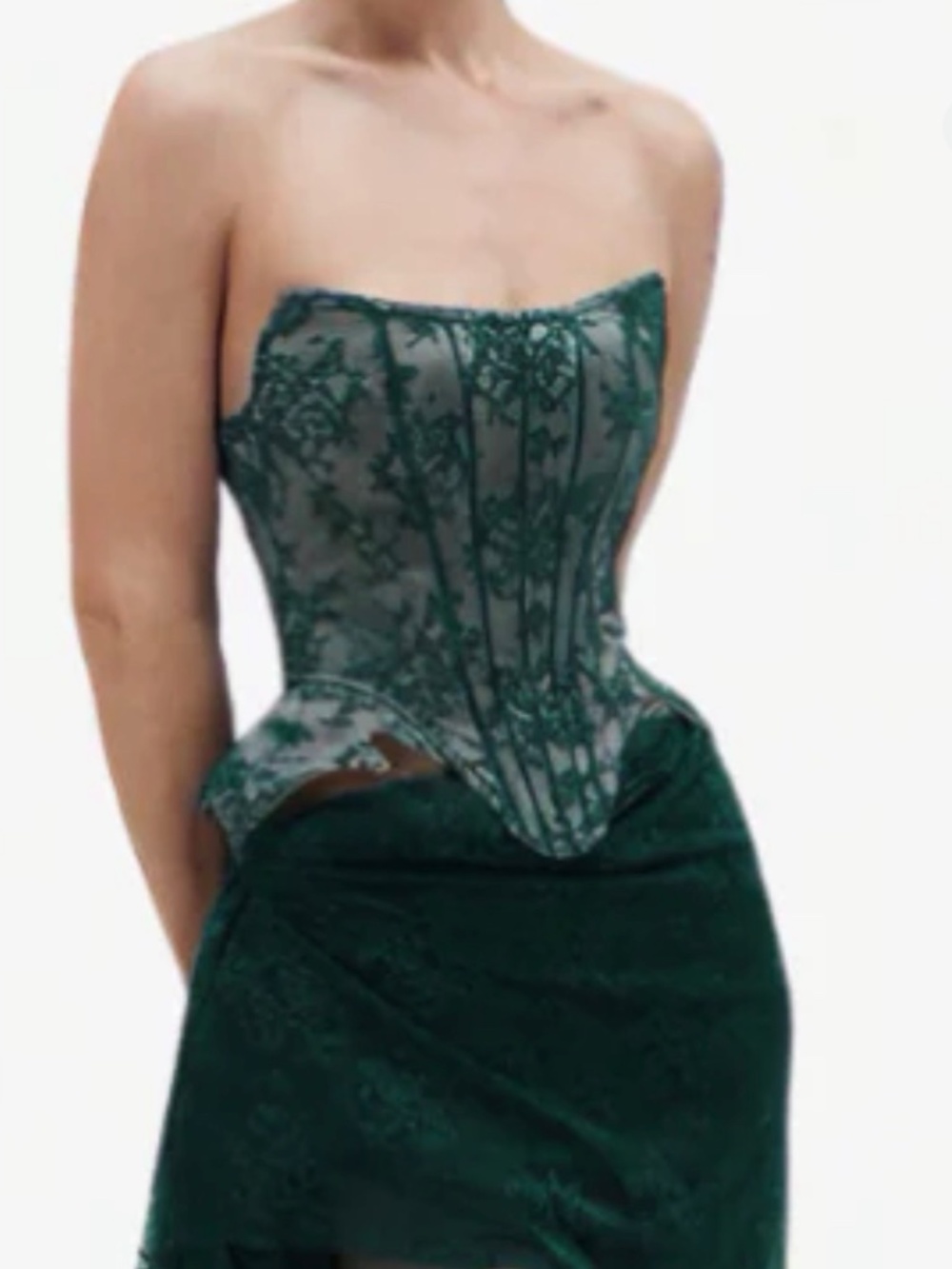 Emerald corset